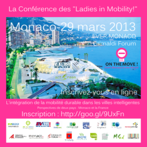 Le site de la Conférence des Ladies in Mobility, au Salon EVER Monaco
